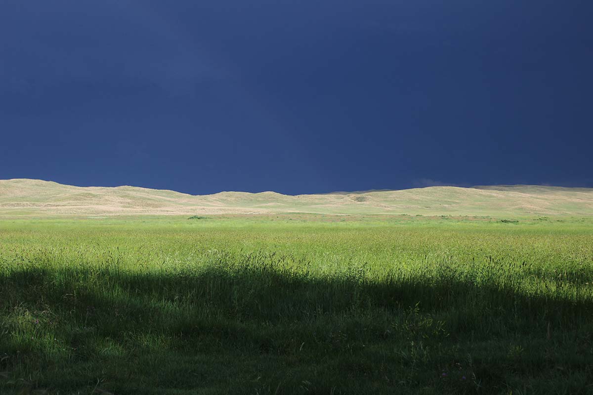 A stormy sky in June