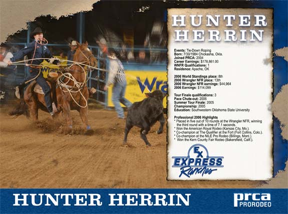 PRCA rodeo card